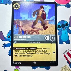 jim hawkins 173/204 [treasure planet] - common — disney lorcana: azurite sea